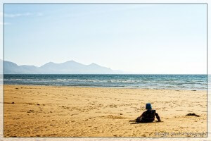 Boy on a Beach - location portraiture